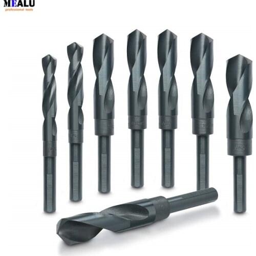 Black small handle equal handle high speed steel twist drill bit 8-piece drill bit hole opener