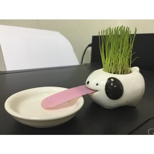 Cat Dog Drinking Flower Pot Storage Crafts Garden Flower Pot Cute Animal Shape Plant Potted Bonsai Cactus Pot Flower Pot