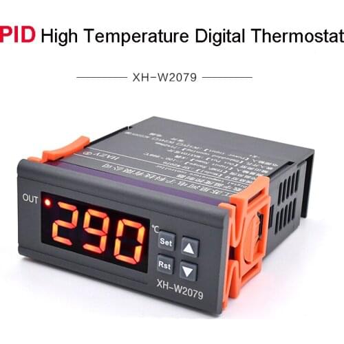 DC12V 24V AC220V Digital Display Heating Thermostat PID Automatic Thermostat