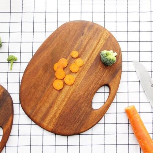 Imported from Thailand Acacia Wooden Cutting Board Household Anti-Crack Kitchen Chopping Board Solid Wood Cutting Board Chopping