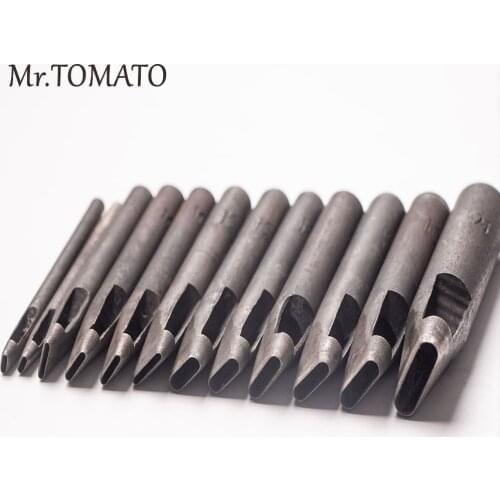 DIY manual leather tools metal hollow flower shaped flat belt punchshape Hole Punch Cutter Belt Watch Band Hollow Leathercraft