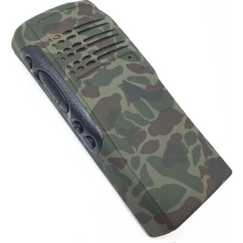 Camouflage Housing Case Front Cover Shell Surface+Dust Cover+Knob For Motorola GP328 PRO5150 GP340 Radio Accessories