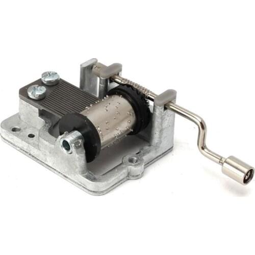 Mini Hand Crank Music Movement DIY Musical Instrument Accessory Decorative Movement Mechanical Music Box Accessory Kid Toys/Gift