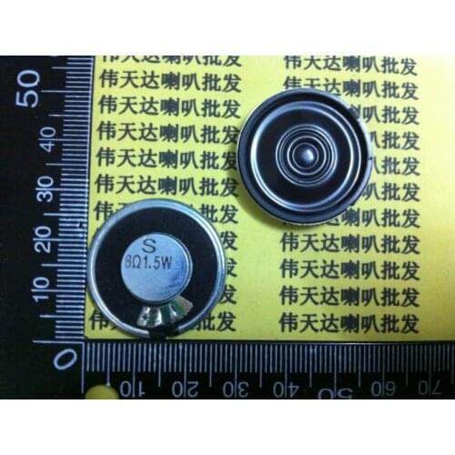 New Advertising machine speaker 8 ohms 1.5 watt 8R 1.5W speaker Diameter 28MM 2.8cm thickness 5.5MM Loudspeaker