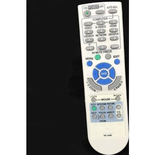 New Remote control RD-448E Fernbedienung FOR NEC Projector M260W M260X M300WS M300XS NP-M260W NP-M260X P350W P350X VT470 VT480