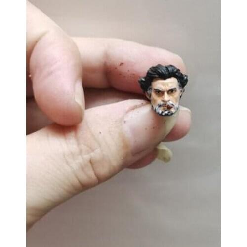 Painted 1/18 Scale Cigar James Howlett Head Sculpt Fit 3.75" Figure