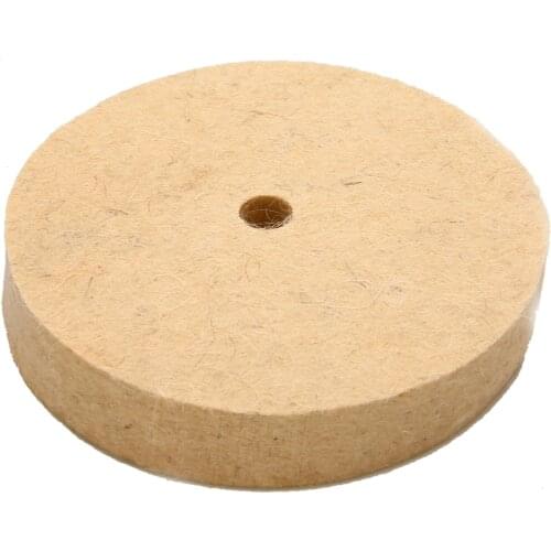 High Quality 4" Wool Felt Polishing Buffing Wheel Polisher Disc Pad Rotary Tool 100x20mm For Metal Marble Glass Abrasive Tools