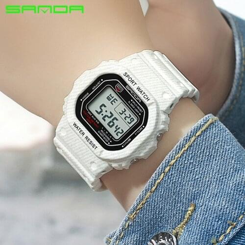 SANDA Waterproof Sport Watches Women Luxury LED Electronic Digital Watch Ladies Clock Female relogio feminino reloj mujer