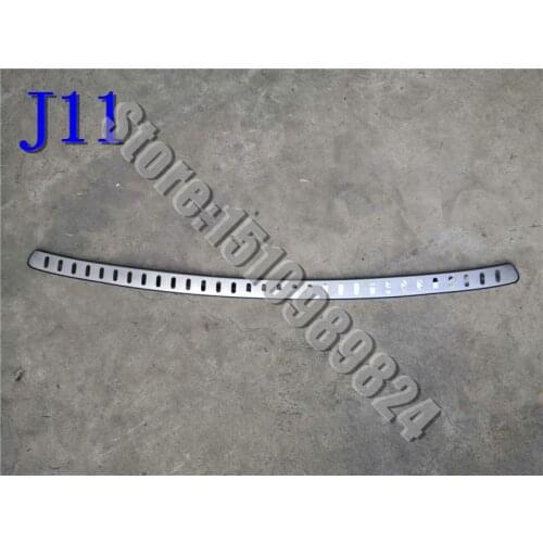 Car styling for Nissan Qashqai J11 2016-2020 stainless steel External Rear Bumper Protector Sill Trunk Tread Plate Trim