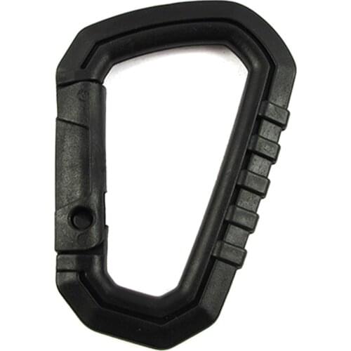 Tactical High Strength D-Ring Camp Snap Clip Hook Buckle Keychain Camping Hiking Climbing Mountaineering Carabiner