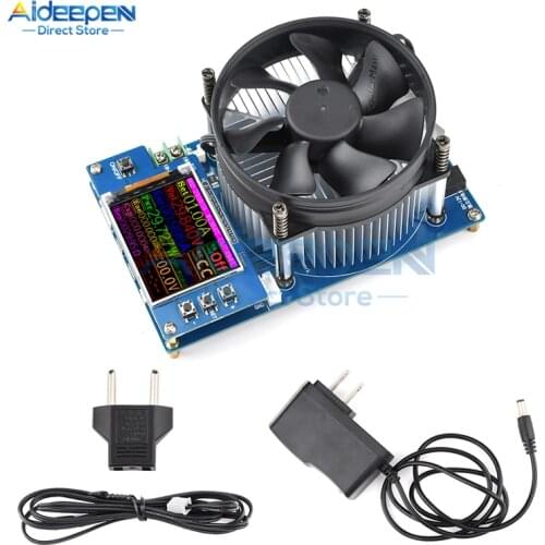 150W 2.4" DC USB Tester Electronic Load Lithium Battery Capacity Monitor Discharge Charge Power Meter Supply Checker