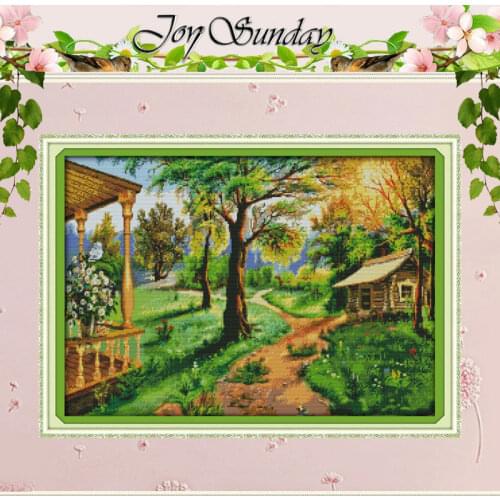 Rural Scenery patterns Counted Cross Stitch 11CT 14CT Cross Stitch Set Wholesale Chinese Cross-stitch Kits Embroidery Needlework