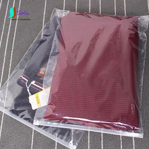 High Quality Clothing Bag Zipper Bag Winter Clothes And Other Packaging Plastic Transparent Ziplock Bag 50 Large 35*45CM S285P