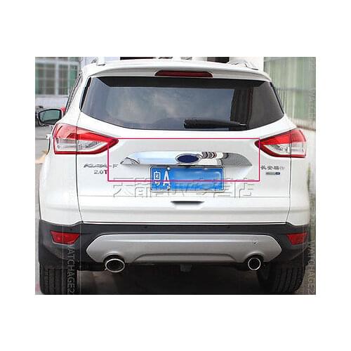 REAR TRUNK TAILGATE DOOR HANDLE CHROME TRIM COVER GARNISH FIT FOR ESCAPE KUGA