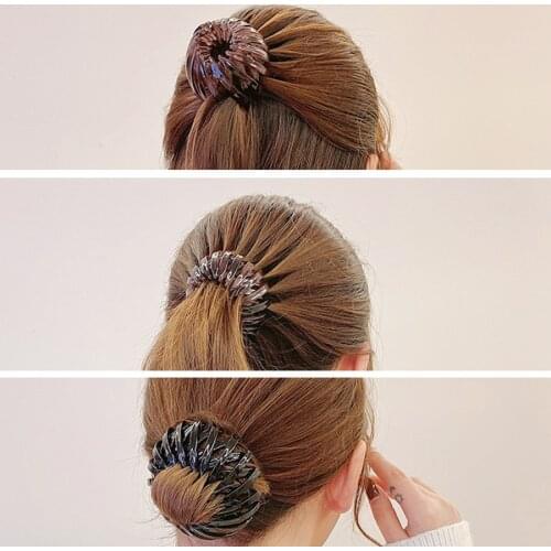 Simple Head Jewelry Horsetail Buckle Ball Head Hairpin Hairpin Hair Ring Hairpin Hair Accessories In Europe And America