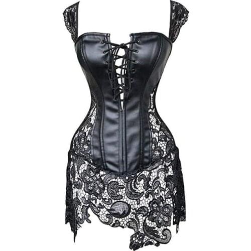 Women Body Shaper Gothic Sexy Lingerie Slimming Waist Trainer Latex Bodysuit Corset Shapewear Butt Lifter Tummy Bodyshaper