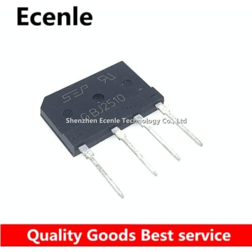 5~10 Pcs/Lot GBJ2510 GBJ-4 Diode Rectifiers 100% New&Original