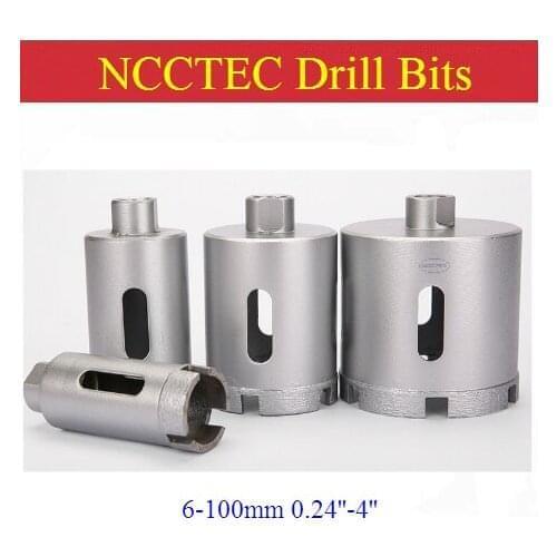 1''-2.2‘’ Inch Diamond Sintered Core Drill Bits for Angle Grinder | 25-55mm Hole Saw Cutter Openner M10 Thread M14 Converter