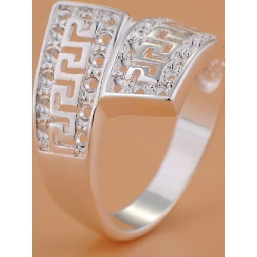 GY-AR209 Free shipping silver plated size 6# 7# 8# 9# Rings for women mens silver jewellery fashion jewelry nice classical Ring