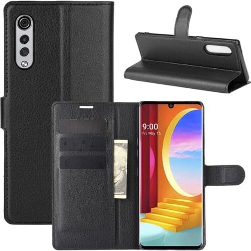 For LG Velvet Case Flip Case For LG Velvet High Quality Leather Stand Cover With Card Holder On For LG Velvet 4G 5G Guard