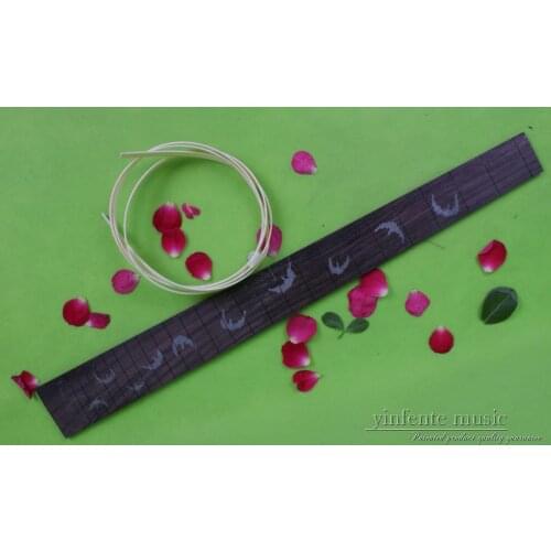 Rosewood electric Guitar Fretboard 24 fret unfinished 25.5 Inch Bird inlay #26