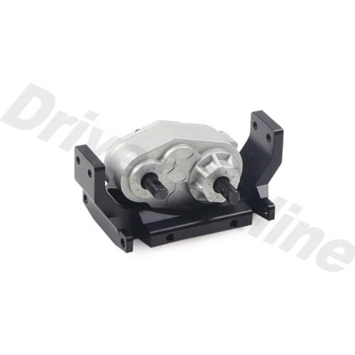 Metal D90 Transfer Case Gearbox with 72MM Mount Plate for 1/10 RC Crawler Axial SCX10 RC4WD D90