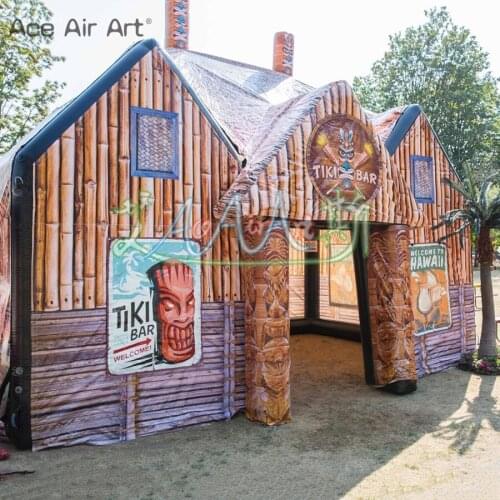 Huge 8m L x 5m W inflatable pub bar tent air party house tent with free air blower for advertising /promotion