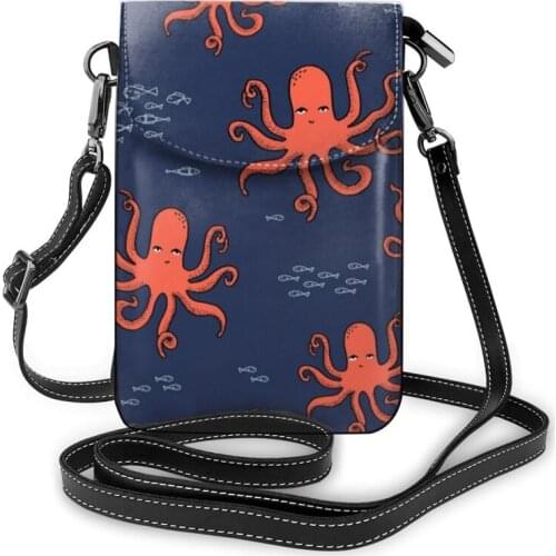 Octopus Shoulder Bag Octopus Leather Bag Teenage Shopper Women Bags High quality Trend Womens Purse