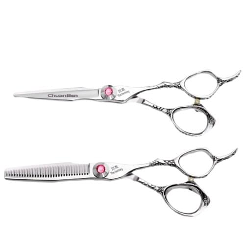 Hairdressing Thinning C40C Japanese Stainless Steel hair trimming barber scissors 440c in pakistan