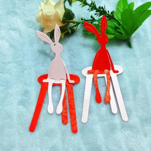 Easter Bunny Metal Cutting Dies for DIY Scrapbooking Album Paper Cards Decorative Crafts Embossing Die Cuts