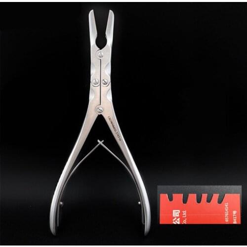 3pcs Veterinary stainless steel animal bone pliers High quality double joints Cut bone Animal Cat Dog Vet Surgical pliers