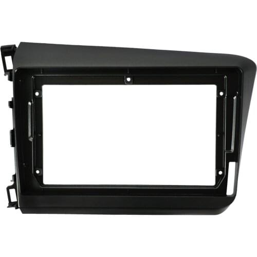 1DIN 2 Dins Car Center Stereo Audio Radio DVD GPS Plate Panel Frame Fascias Replacement For Honda Civic 2012-2015