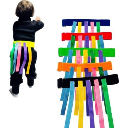 Children Outdoor Funny Game Toy Belt For Kindergarten Kids Catching Tail Training Game Equipment Teamwork Game Children Toys