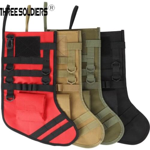 Christmas Gift Stocking Socks Tactical Bag MOLLE Dump Drop Pouch Utility Storage Bag Military Combat Hunting Pack Magazine Pouch