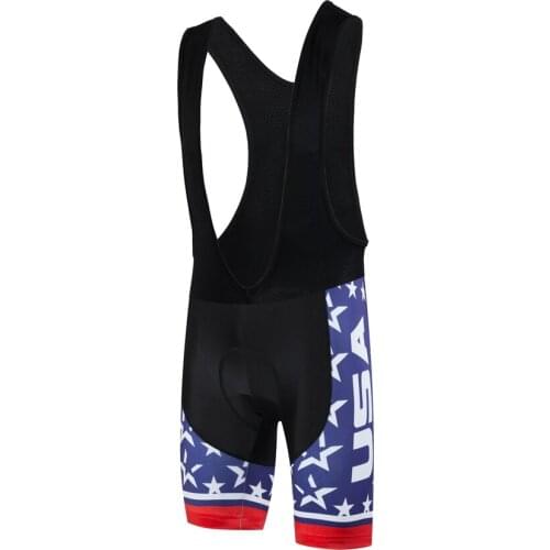 USA Cycling Shorts 3D Padded Breathable Quick Dry Cycle MTB bib Shorts Blue Mountain Road Bicycle Bike Shorts Bermuda Ciclismo