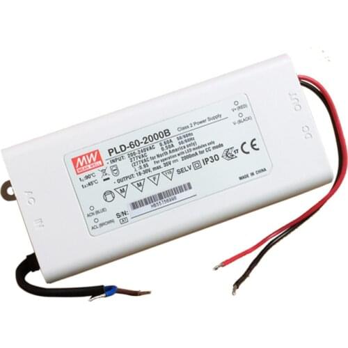 MEAN WELL PLD-60 Series DC15-108V 60W Single Output LED Switching Power Supply With PFC Function LED Lighting Power