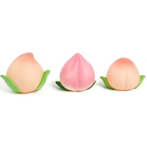 3pcs Shou Tao Vinyl mural Cake Decor Birthday Star Baking Creative Keychain Shou Tao Cake decoration