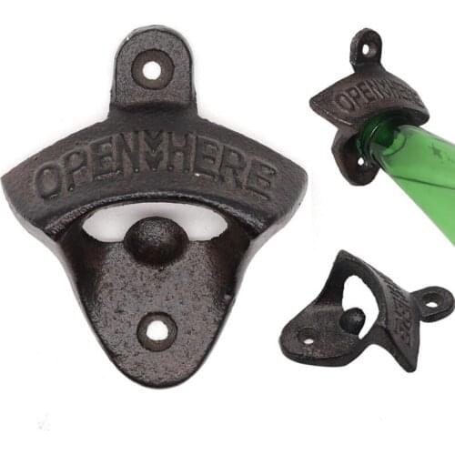 Vintage Antique Bottle Beer Opener High Quality Wall Mounted Hanging Wall Hook Beer Openers LX8375