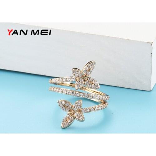 YAN MEI Wedding Rings