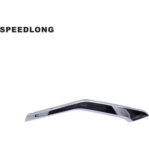 1Pcs Left 6407A323 Chrome Strip Front Lower Bumper Chrome Trim Molding Cover Strip Fit For Mitsubishi Eclipse Cross 2018-2019