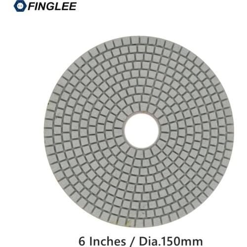 1pcs/lot 6inch 150mm Granite,marble,Concrete Ceramic Wet Diamond polishing pads