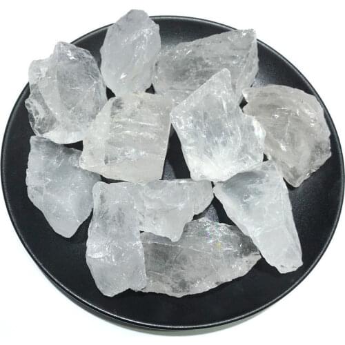 100g Natural Mineral White Quartz Crystal Stone Rock Chips Specimen Healing Natural Stones and Minerals