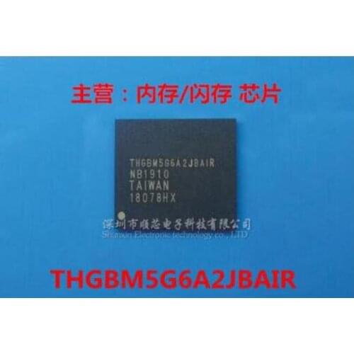 100% original 5PCS THGBM5G6A2JBAIR EMMC 8GB BGA153