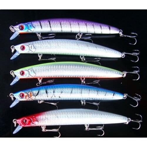 5PCS fishing Fish Big Minnow long shot Lure hook baits 15cm/28g Free shipping