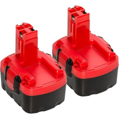 2Pack 14.4V 3600mAh Ni-MH Drill Battery for Bosch BAT038 BAT040 BAT041 BAT140 PSR 14.4 GST 14.4v PSR 14.4-2