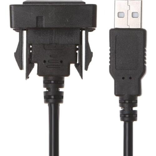 AUX USB Port Cable 12-24V Cord Wire USB Charging Adapter for Toyota Vios/Corolla 87HE