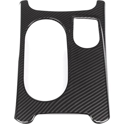 Carbon Fiber Car Center Console Cup Holder Cover Trim for Mercedes Benz A GLA CLA Class W176 X156 C117 RHD