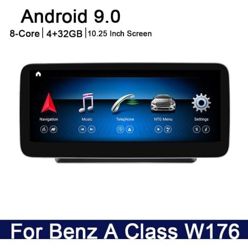 Android 9.0 8 core 4+32G For Mercedes Benz A Class W176 2016~2017 Car multimedia Player Navigation GPS radio NTG 5.0 WiFi BT