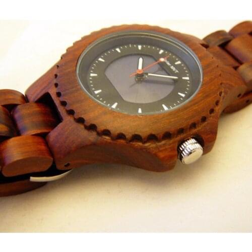 BEWELL Solar Energy Movement Quartz Wooden Watches Luminous Pointers Wristwatch Relogio Masculino montre Solaire Battery 074A