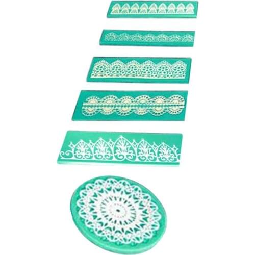 Hot Lace Silicone Mold Mould Sugar Fondant Mat Cake Decorating Print Baking Tool